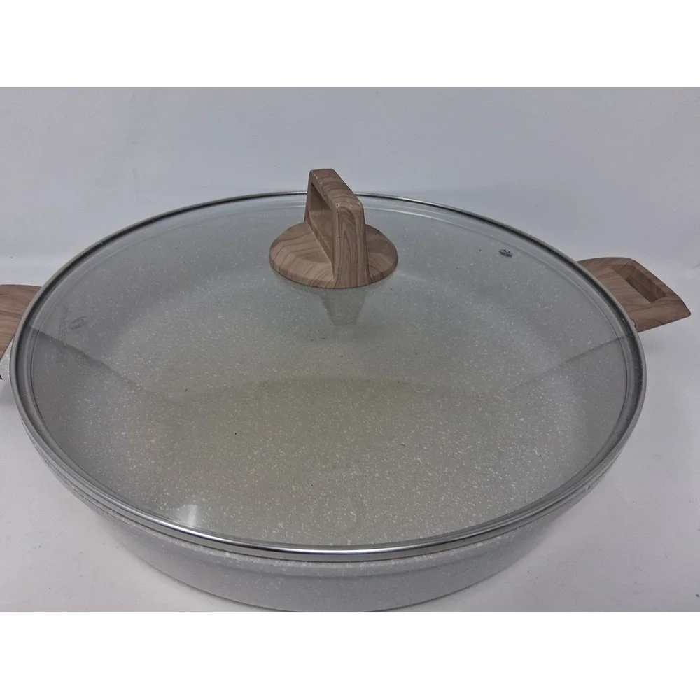 Natural Elements Woodstone Premium 6.6-Qt,  14 In Low Casserole